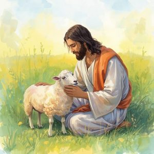 La pequeña oveja y el Buen Pastor que ahuyentaba las pesadillas